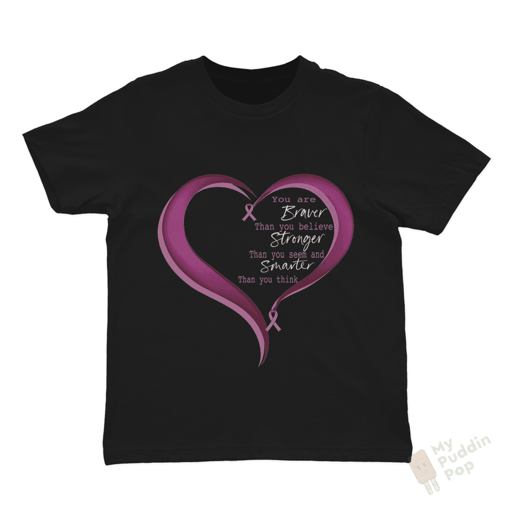 Braver Stronger Smarter Small / Pink T-Shirts