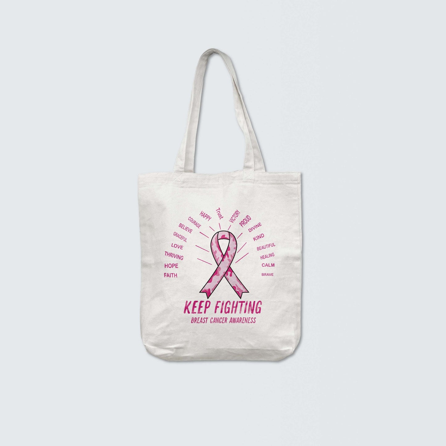 Keep Fighting-Tote bag